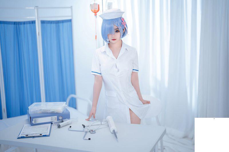 [中國Coser] 桜井甯甯 - 雷姆護士 (107P)