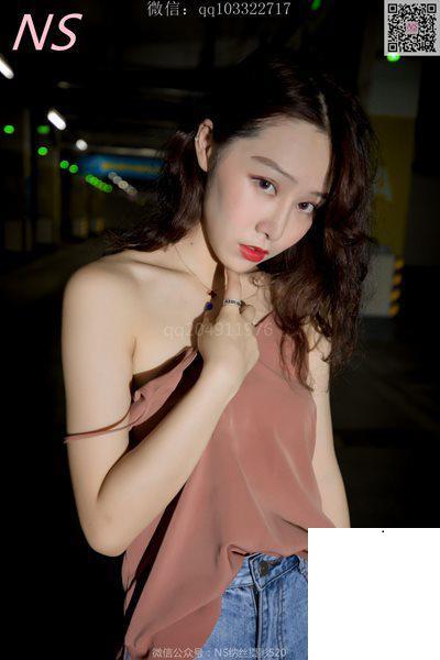 【NS】納絲攝影小朱茵地下車庫的絲襪美腿女郎 [48P]
