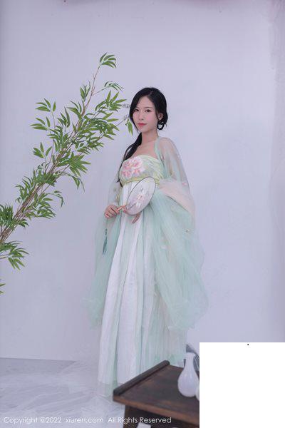 抖娘-利世《綠色古裝》東方美人難以忘懷 (73P)